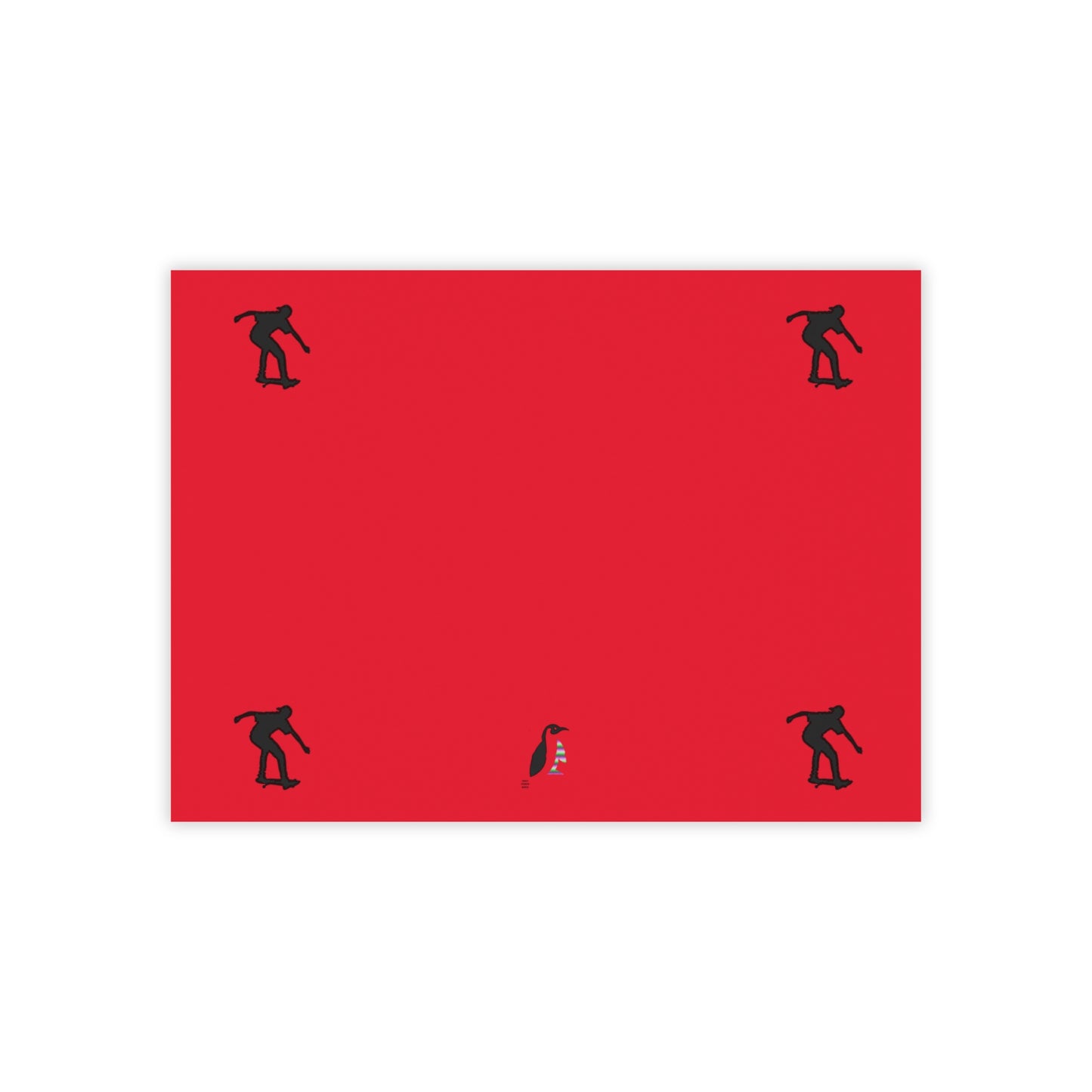 Post-it® Note Pads: Skateboarding Dark Red