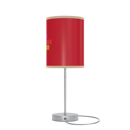 Lamp on a Stand, US|CA plug: Volleyball Dark Red