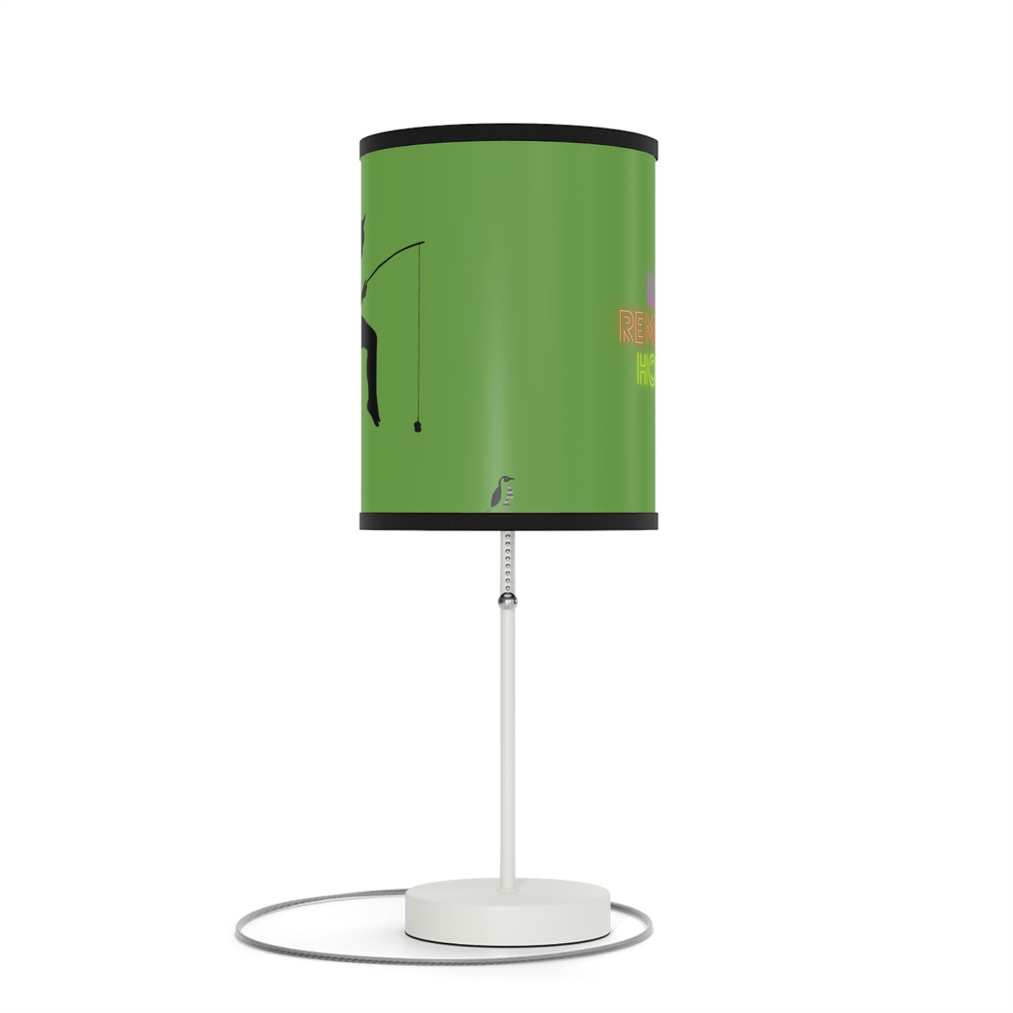 Lamp on a Stand, US|CA plug: Fishing Green