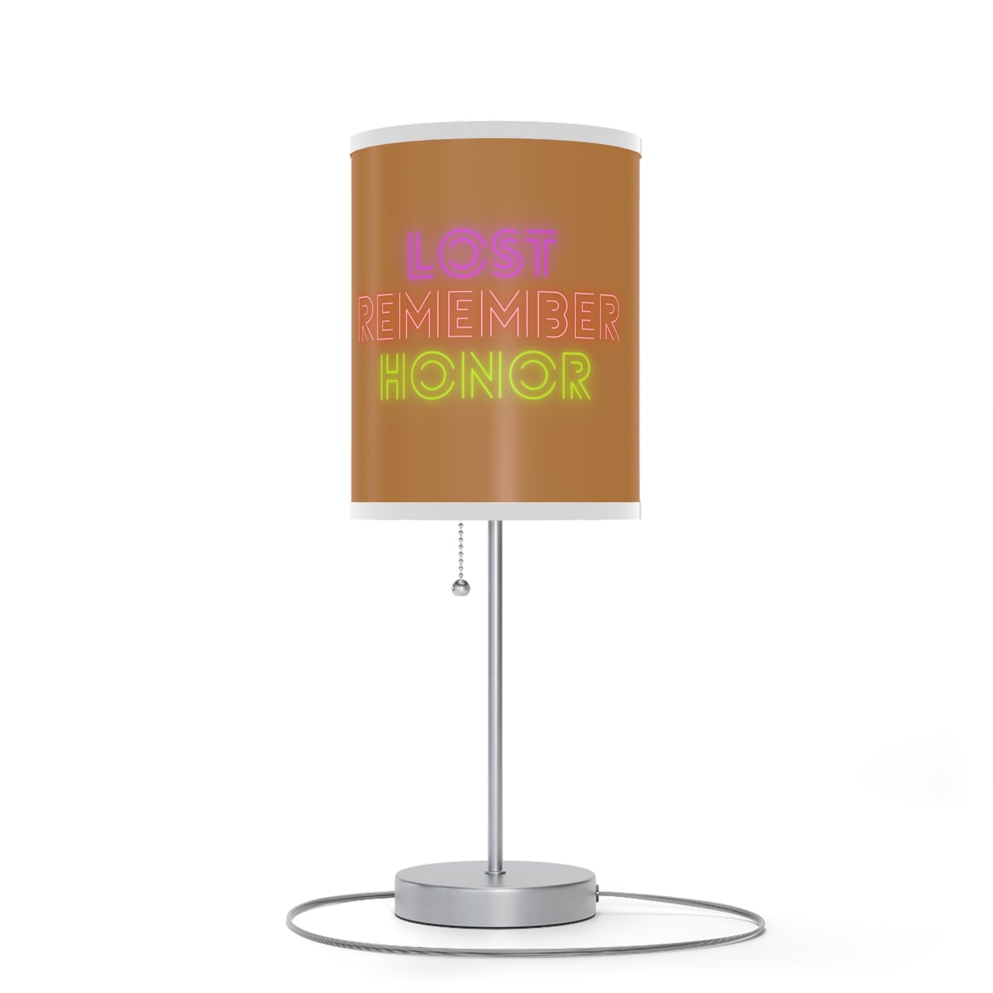 Lamp on a Stand, US|CA plug: Golf Lite Brown