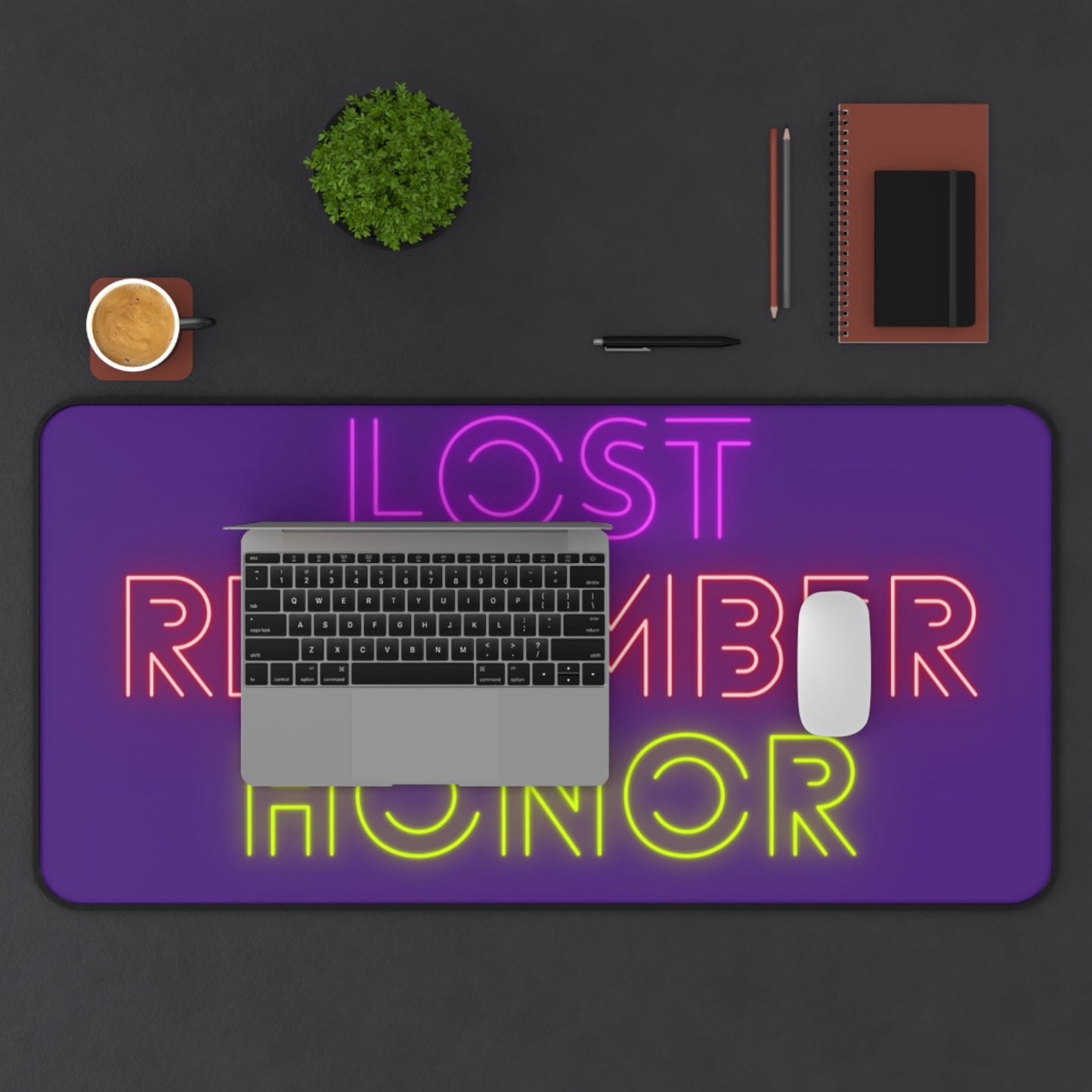 Desk Mat: Lost Remember Honor Purple