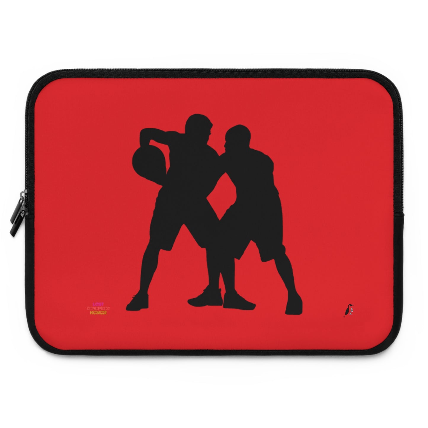 Laptop Sleeve: Basketball Red