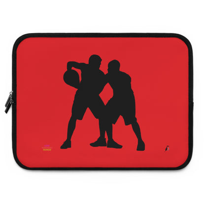 Laptop Sleeve: Basketball Red