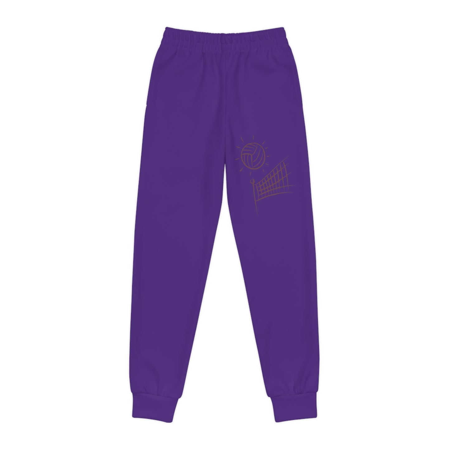 Youth Joggers: Volleyball Purple