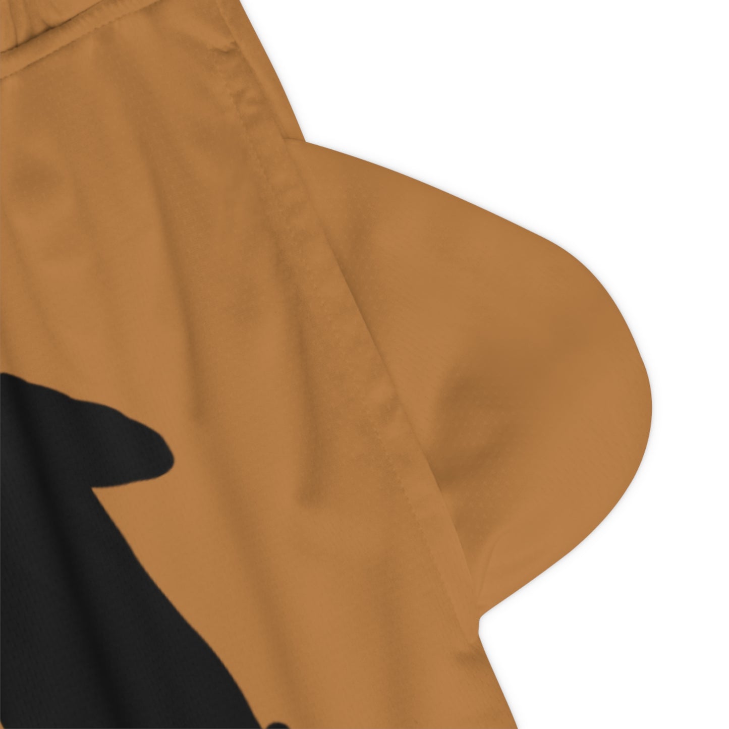 Basketball Rib Shorts: Soccer Lite Brown