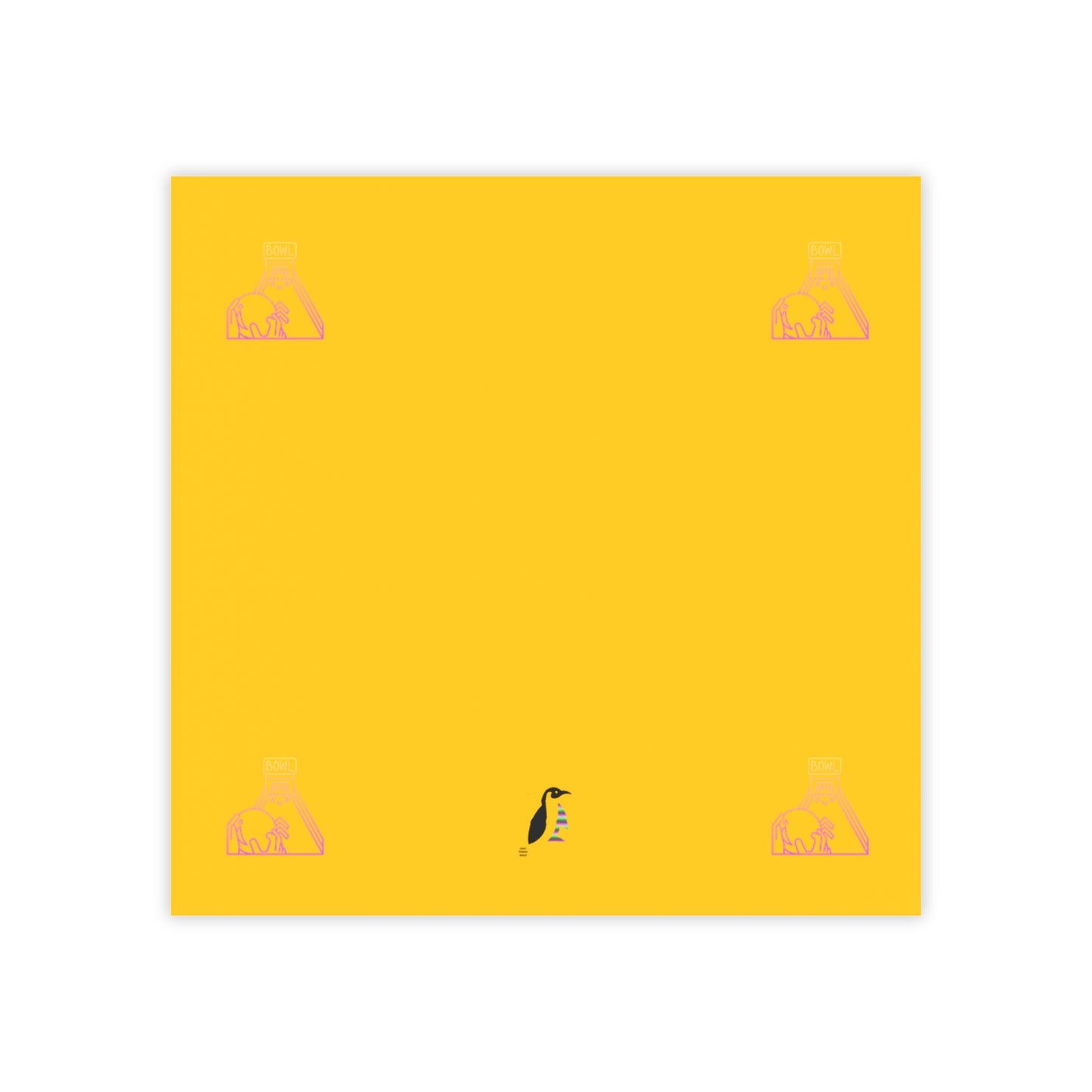 Post-it® Note Pads: Bowling Yellow