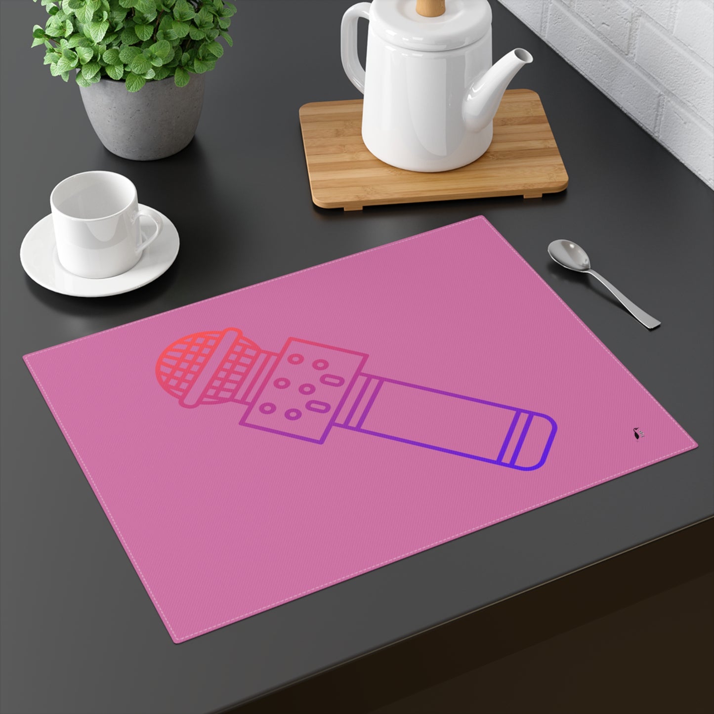 Placemat, 1pc: Music Lite Pink