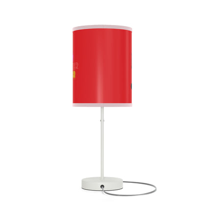 Lamp on a Stand, US|CA plug: Soccer Red