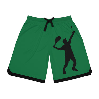 Basketball Rib Shorts: Tennis Dark Green