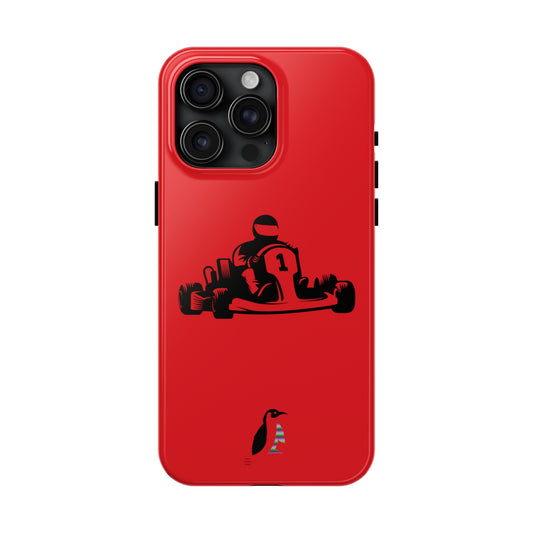 Tough Phone Cases (for iPhones): Racing Red