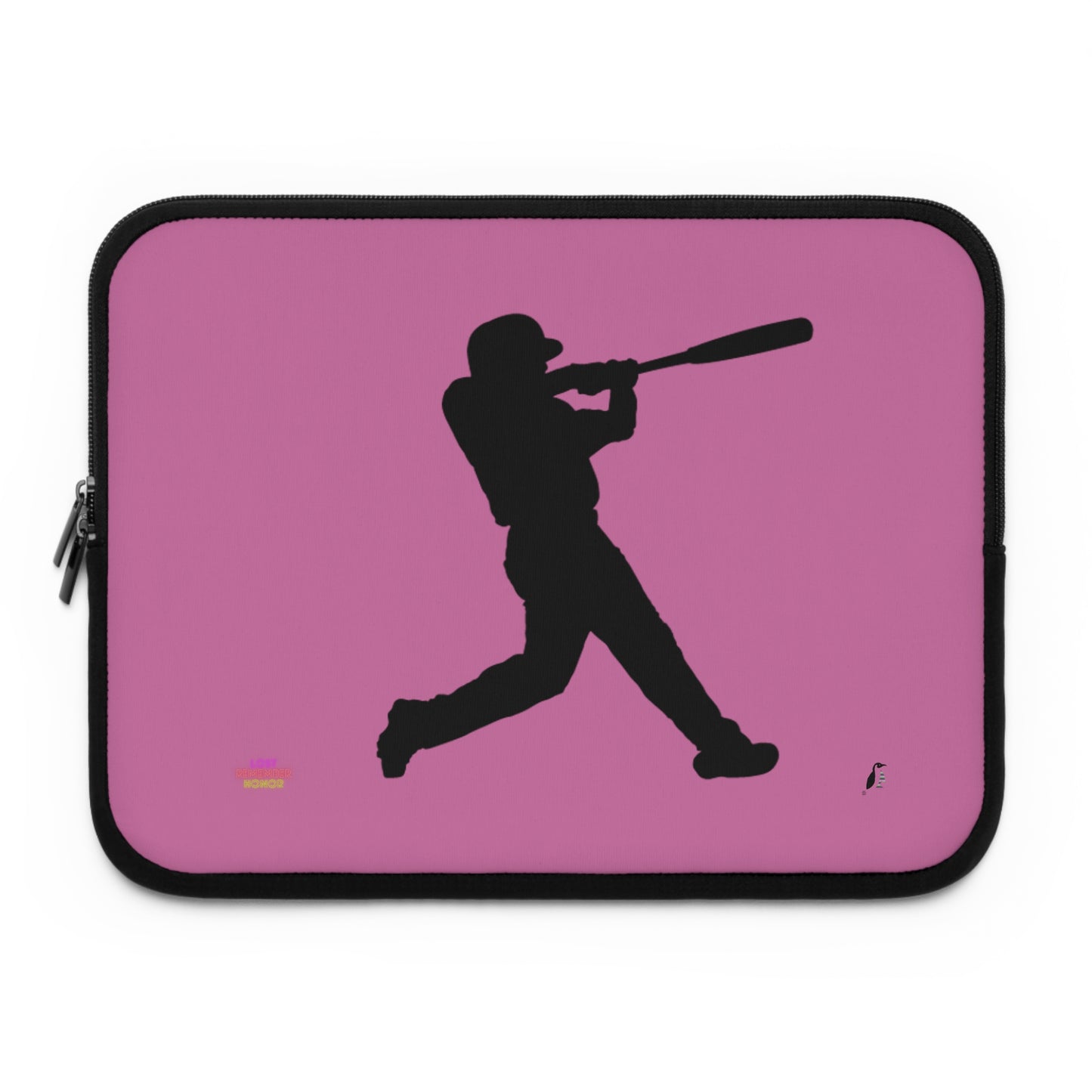 Laptop Sleeve: Baseball Lite Pink