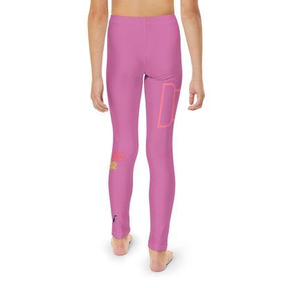 Youth Full-Length Leggings: Fight Cancer Lite Pink