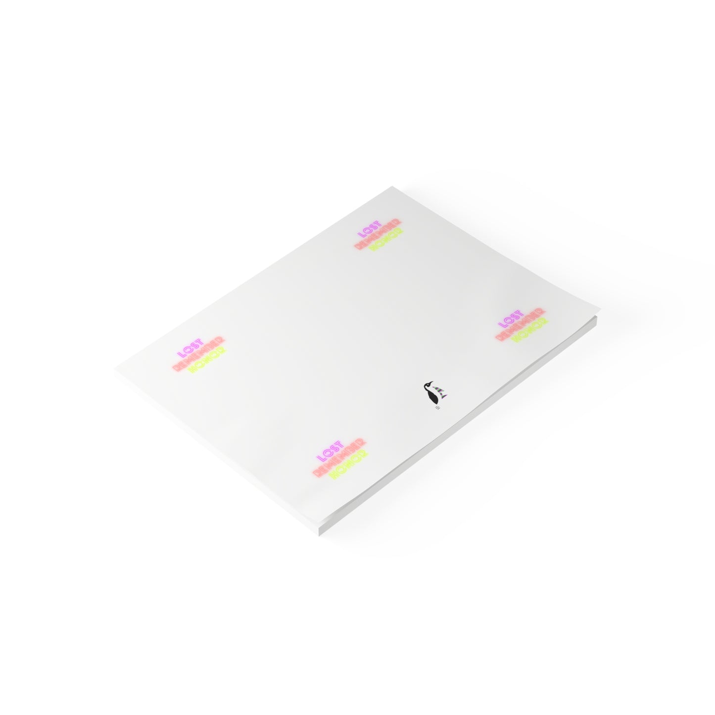 Post-it® Note Pads: Lost Remember Honor White