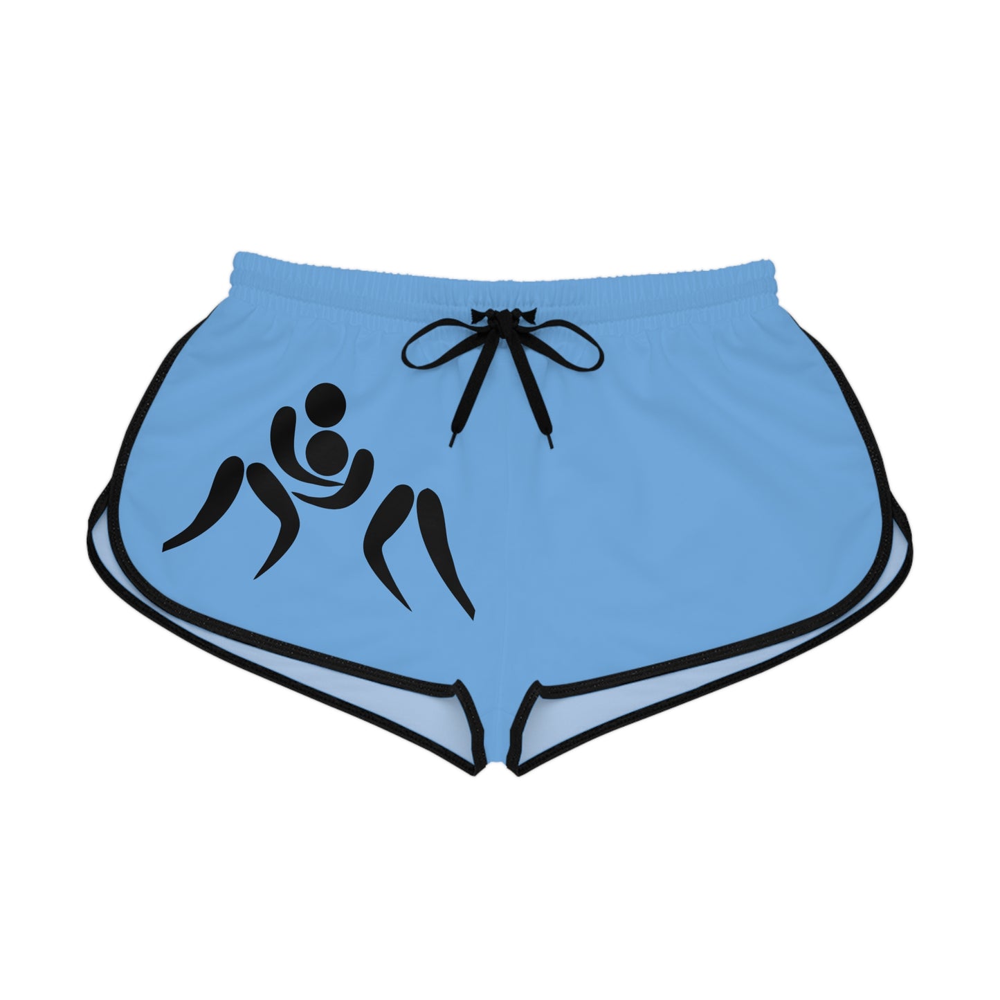 Women's Relaxed Shorts: Wrestling Lite Blue