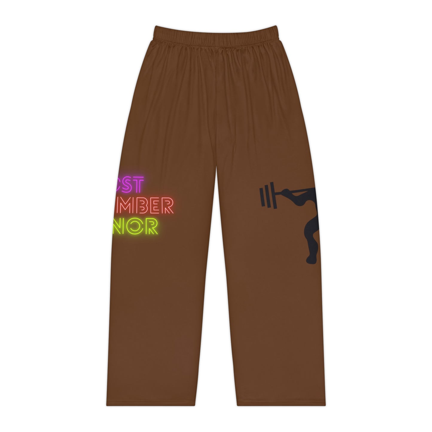 Pambabaeng Pajama Pants: Weightlifting Brown 