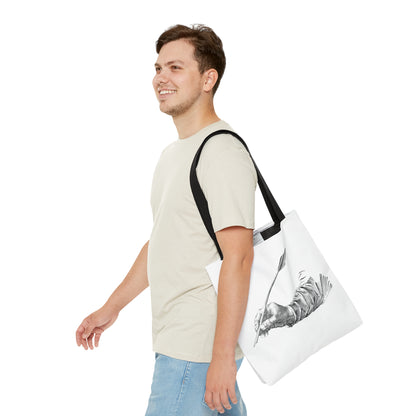 Tote Bag: Writing White