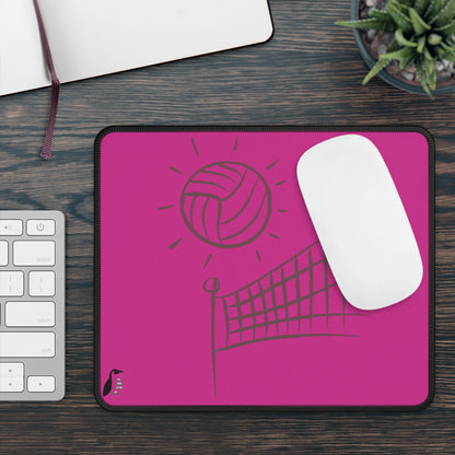 Gaming Mouse Pad: Volleyball Pink