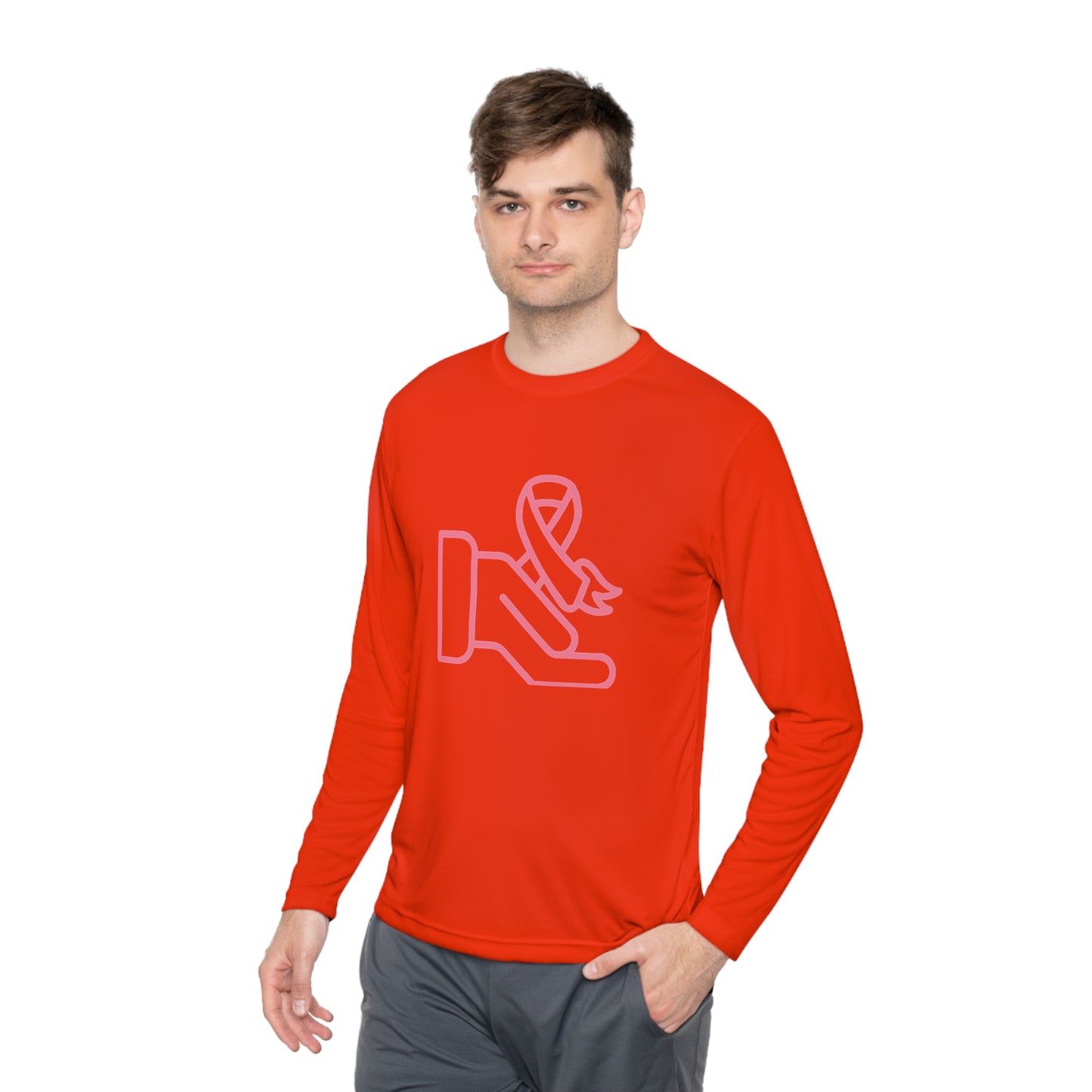 Lightweight Long Sleeve Tee: Fight Cancer #1