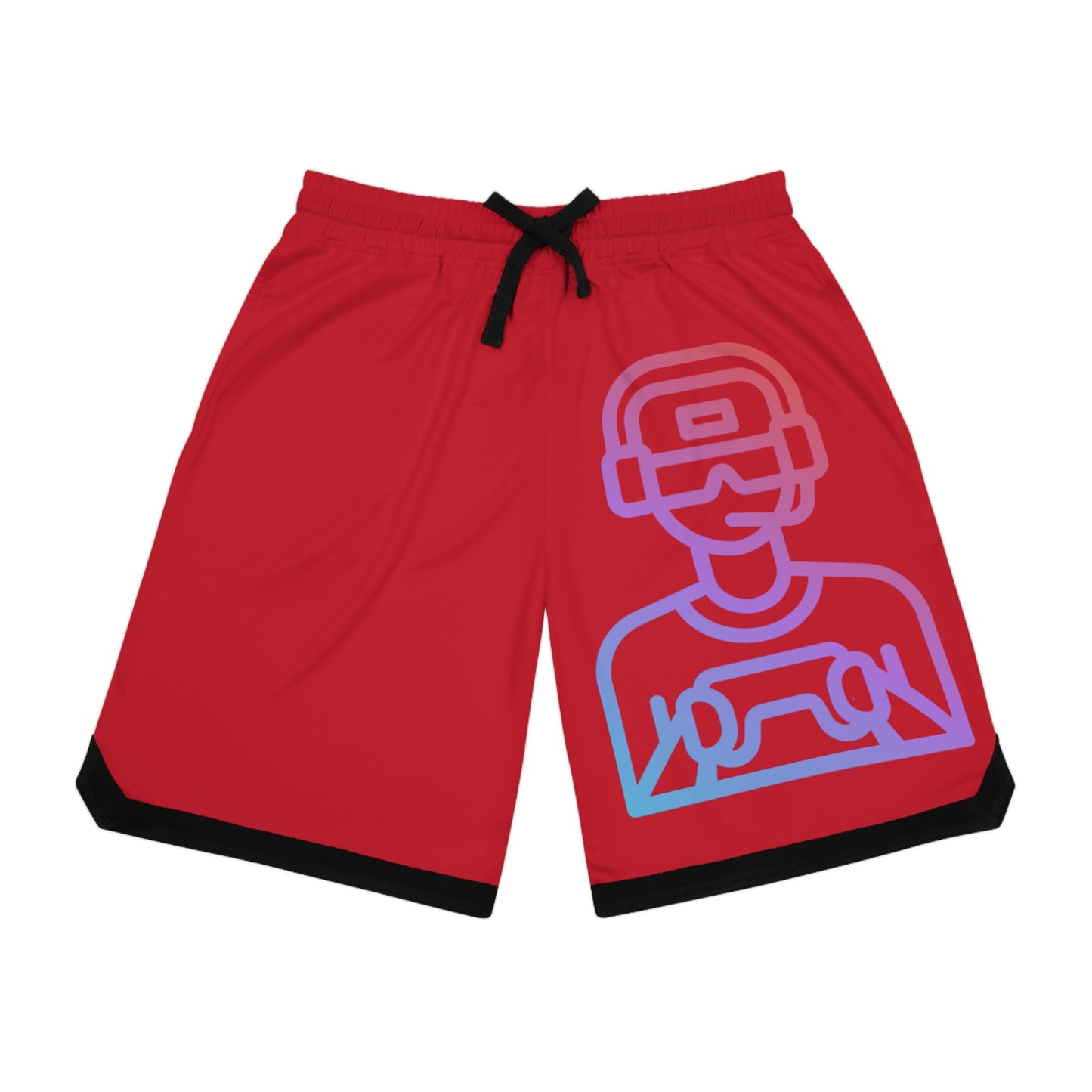 Basketball Rib Shorts: Gaming Dark Red