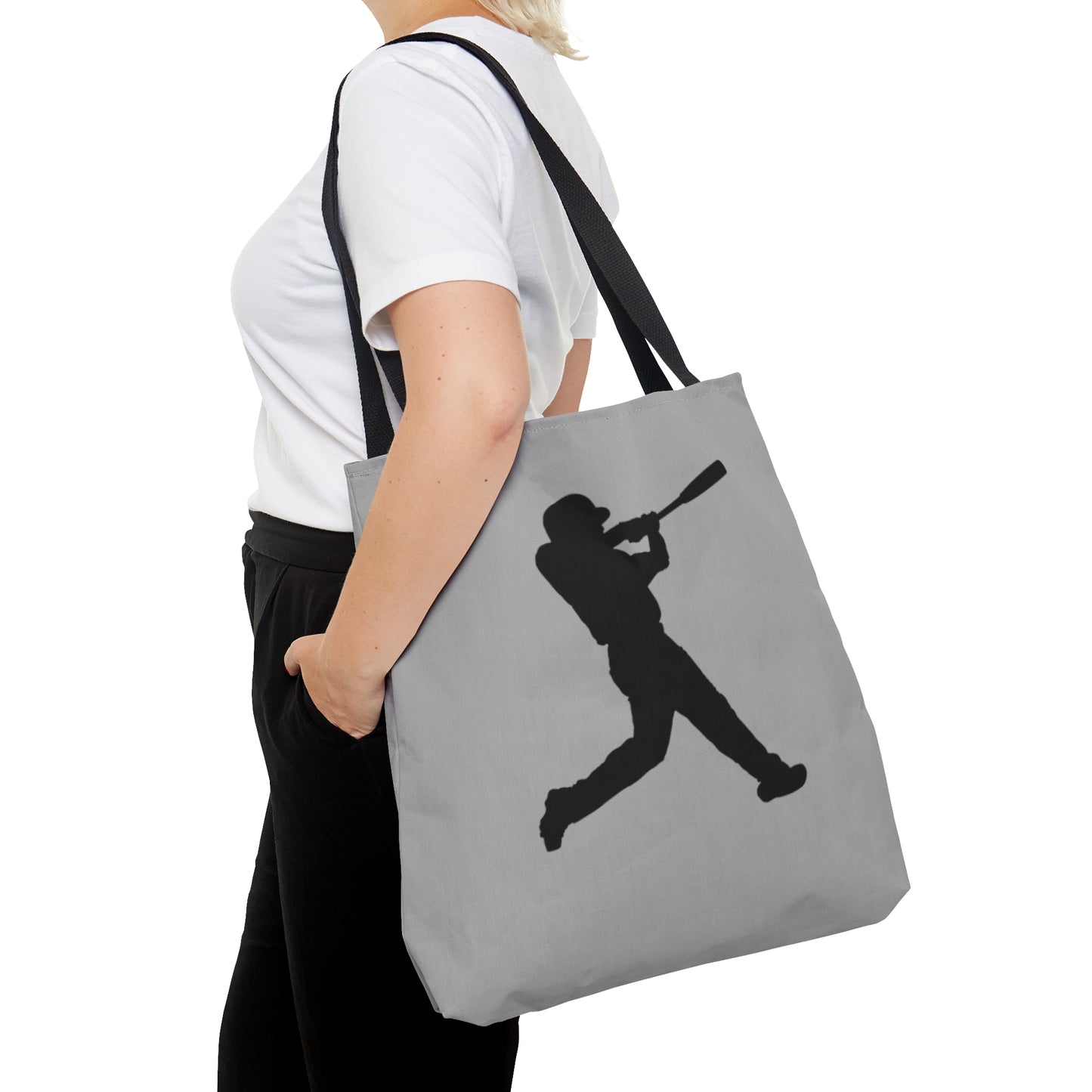 Tote Bag: Baseball Lite Grey