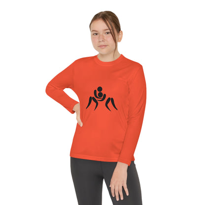 Youth Long Sleeve Competitor Tee: Wrestling 