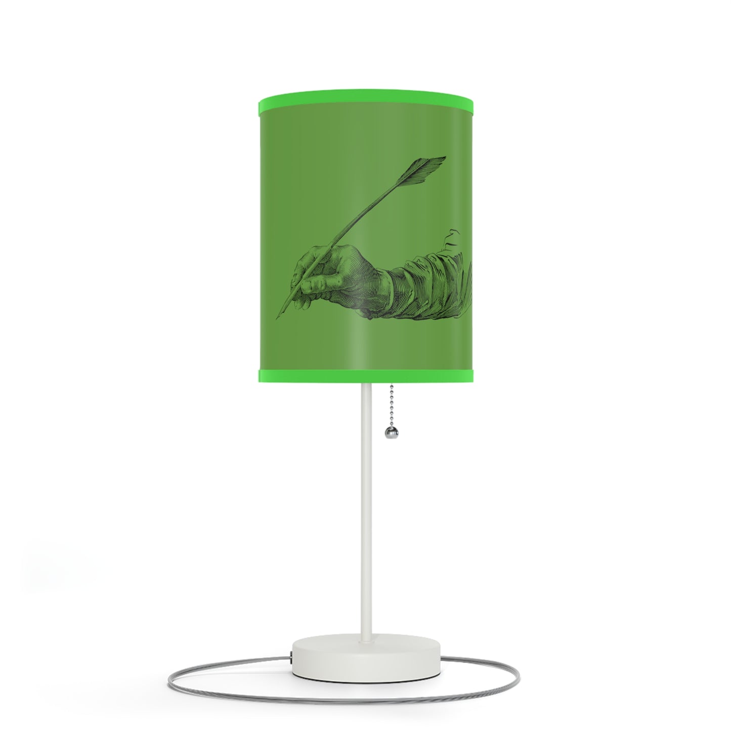 Lamp on a Stand, US|CA plug: Writing Green