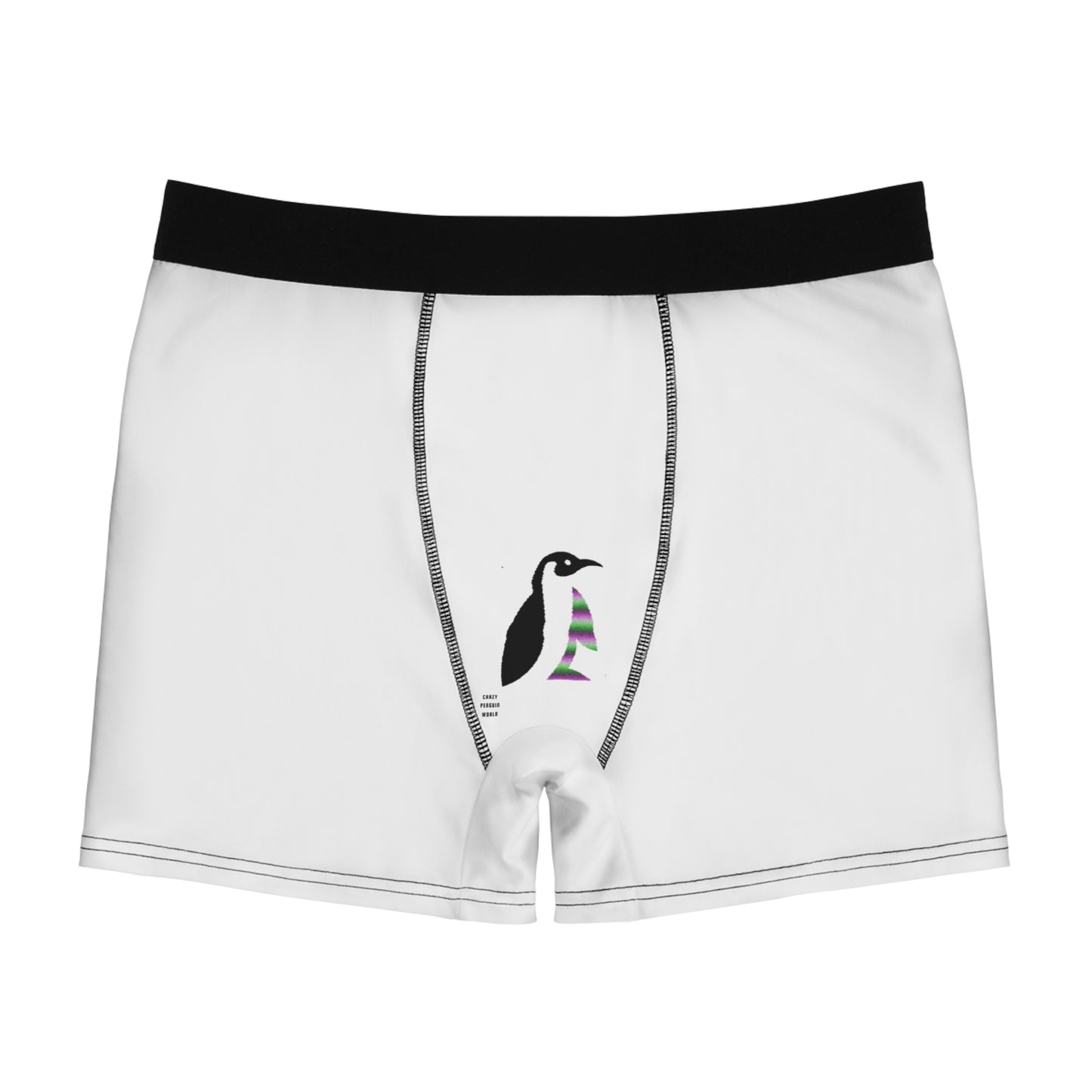 Men's Boxer Briefs: Weightlifting White