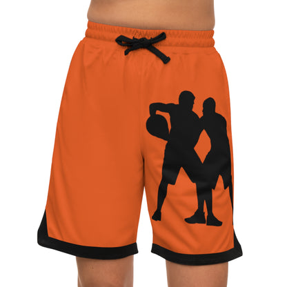 Basketball Rib Shorts: Basketball Orange