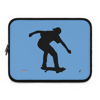 Laptop Sleeve: Skateboarding Lite Blue