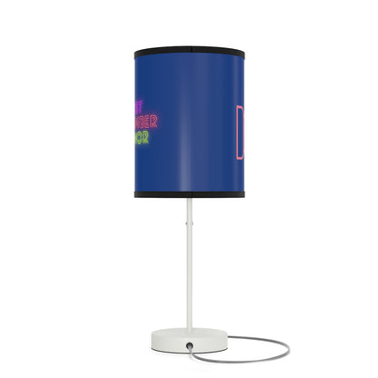 Lamp on a Stand, US|CA plug: Fight Cancer Dark Blue