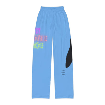 Kids Pajama Pants: Lost Remember Honor Lite Blue 