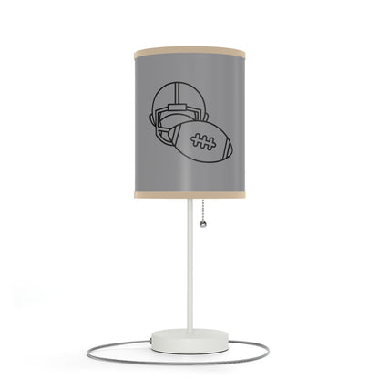 Lamp on a Stand, US|CA plug: Football Grey 