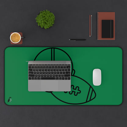 Desk Mat: Football Dark Green