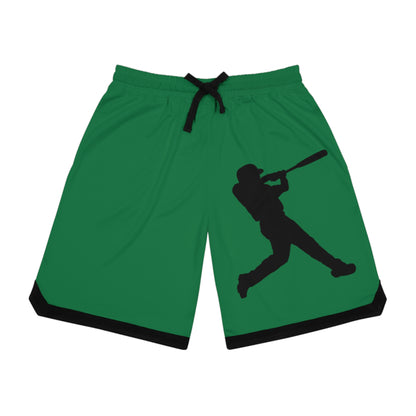 Basketball Rib Shorts: Baseball Dark Green