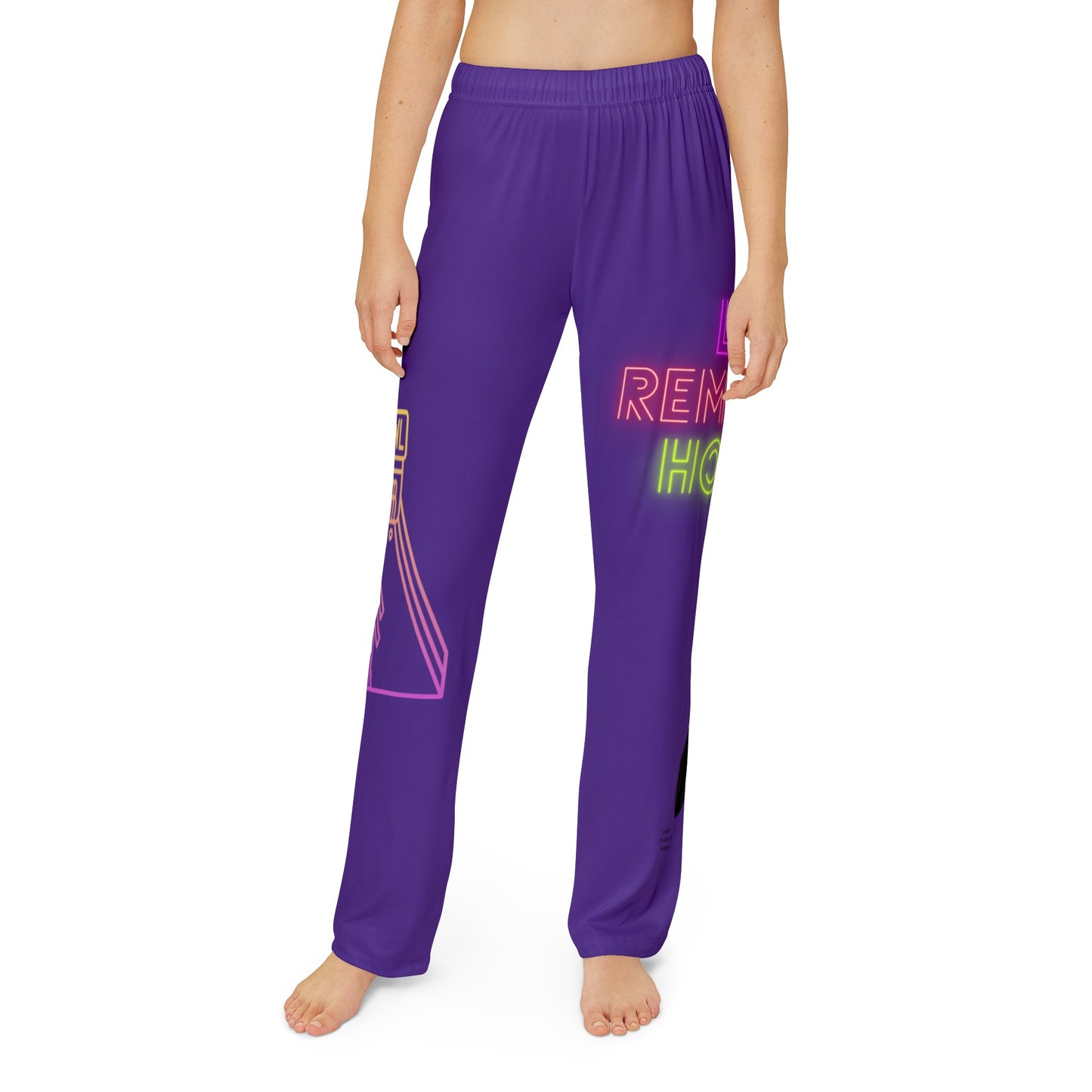 Kids Pajama Pants: Bowling Purple