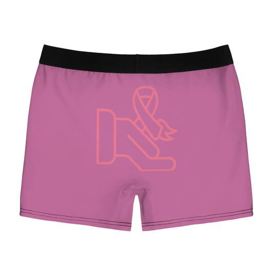 Men's Boxer Briefs: Fight Cancer Lite Pink