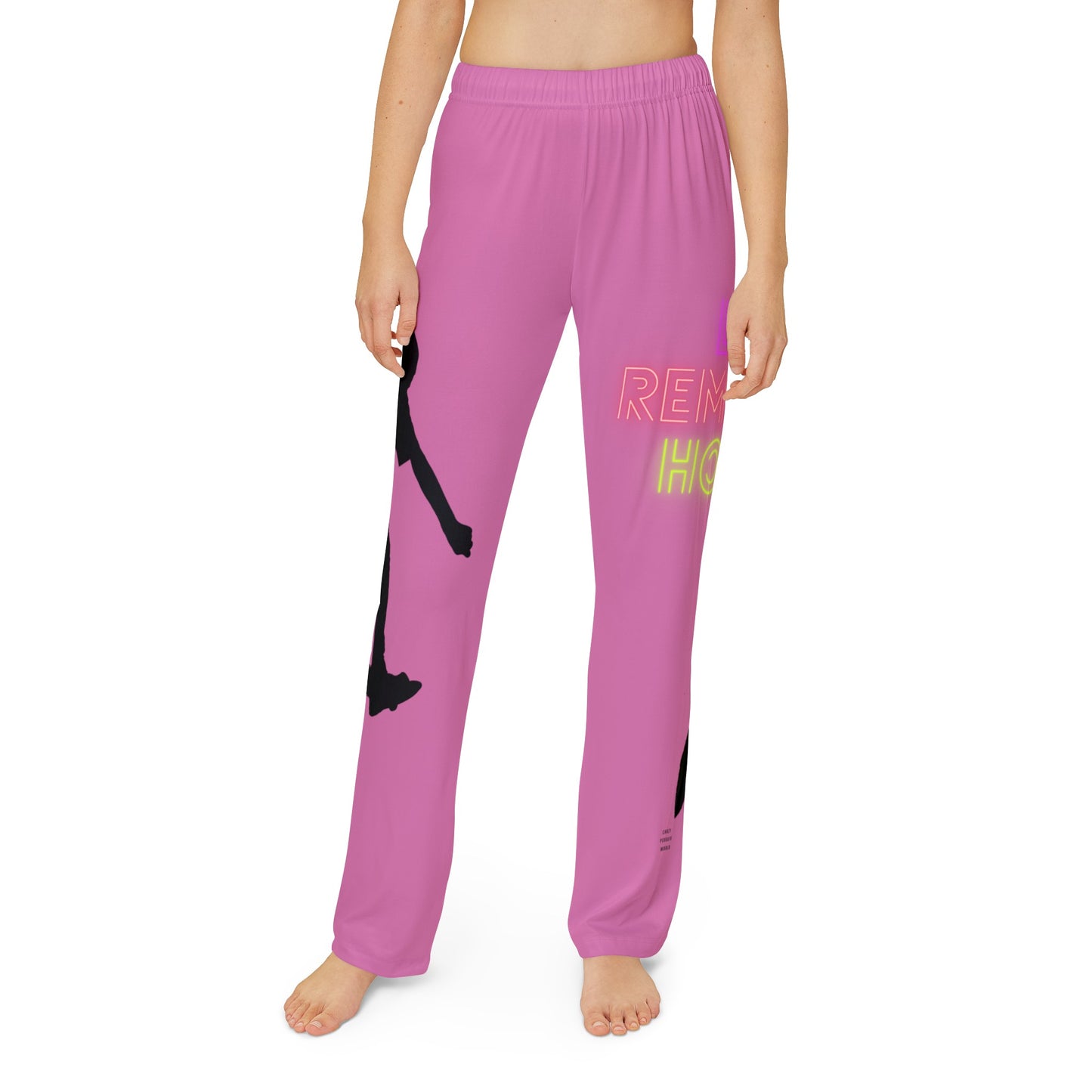 Kids Pajama Pants: Skateboarding Lite Pink