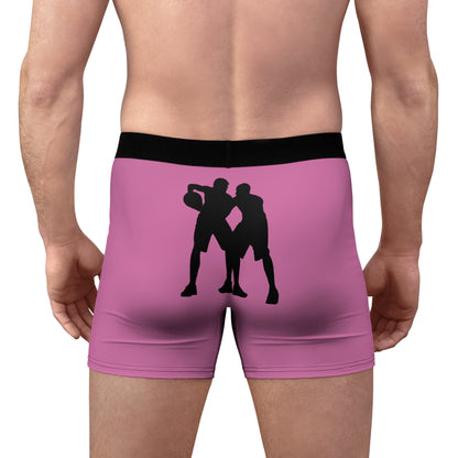 Men's Boxer Briefs: Basketball Lite Pink