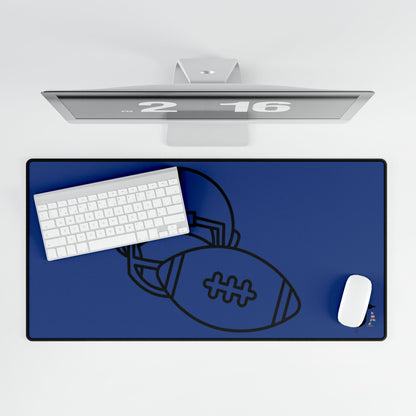 Desk Mats: Football Dark Blue