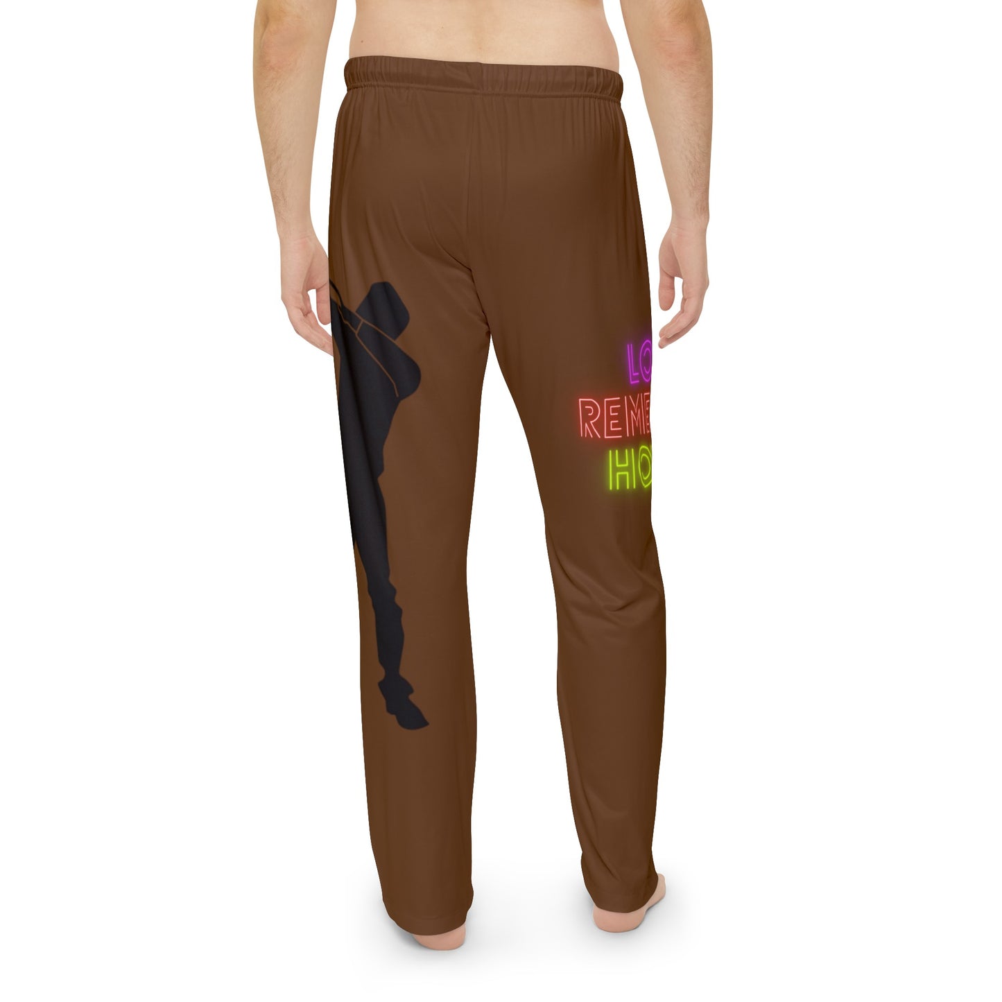 Men's Pajama Pants: Dance Brown