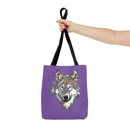 Tote Bag: Wolves Lite Purple