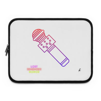 Laptop Sleeve: Music White