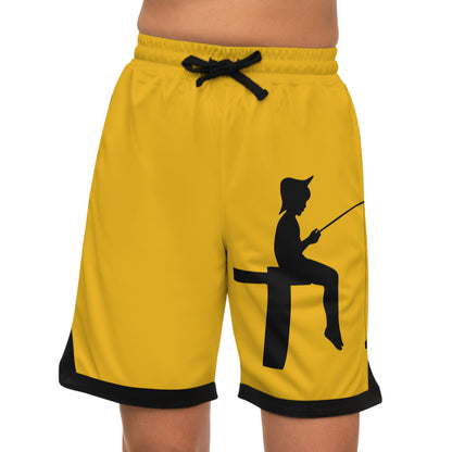 Basketball Rib Shorts: Fishing Yellow