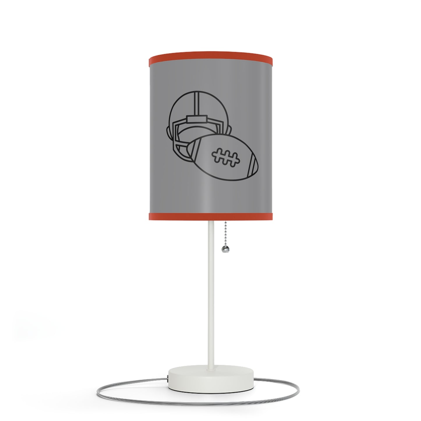 Lamp on a Stand, US|CA plug: Football Grey 