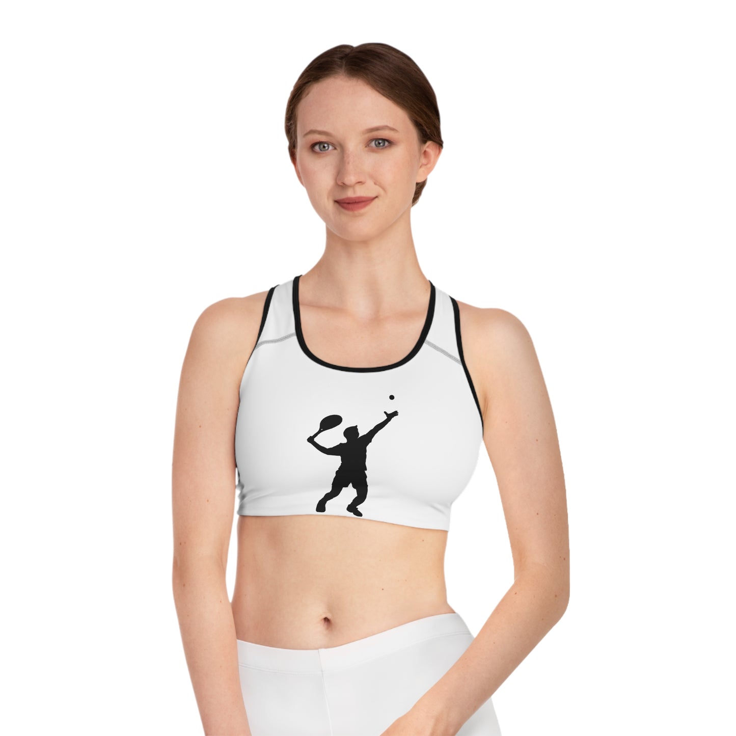 Sports Bra: Tennis White