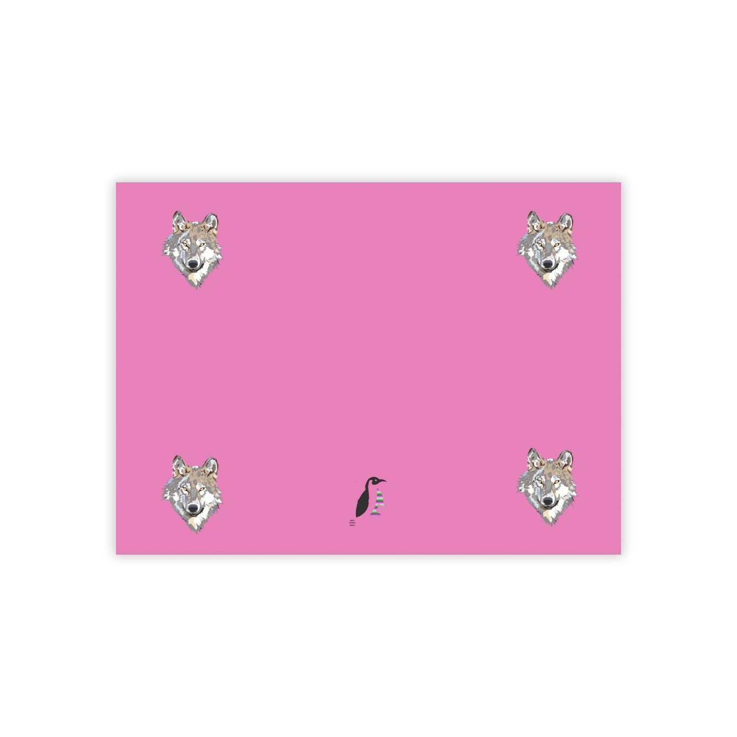 Post-it® Note Pads: Wolves Lite Pink