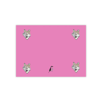 Post-it® Note Pads: Wolves Lite Pink