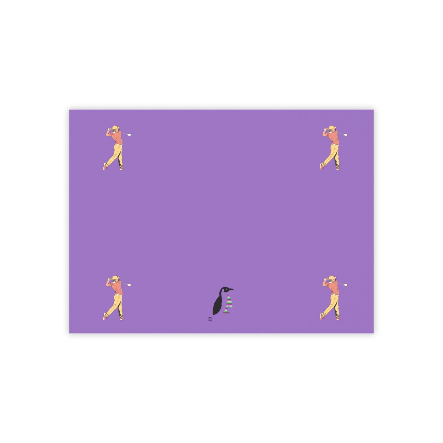 Post-it® Note Pads: Golf Lite Purple