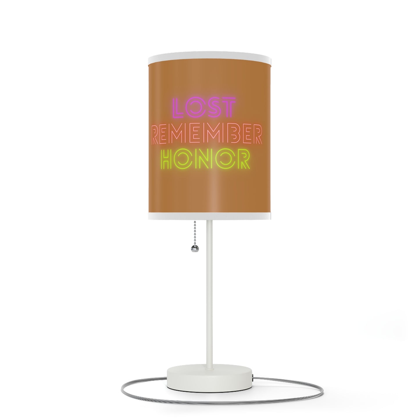 Lamp on a Stand, US|CA plug: Golf Lite Brown