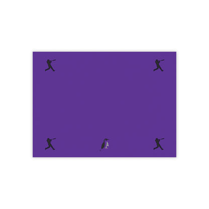 Post-it® Note Pads: Baseball Purple